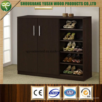Gabinete de zapato de madera del precio barato / almacenamiento del zapato